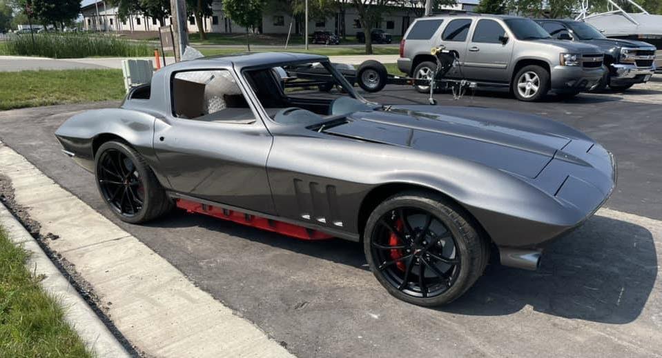 Finished Corvette at Geiger Auto Body in Neenah Wisconsin